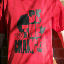 Be The Change Red Shirt