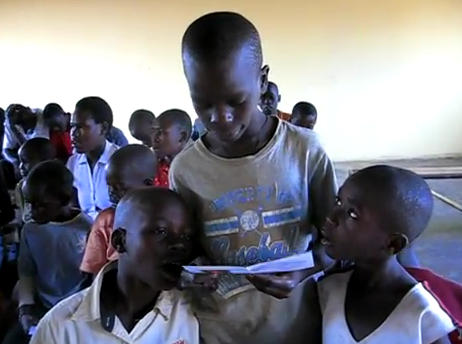 Watching our friends in Uganda open, read and share their Christmas cards