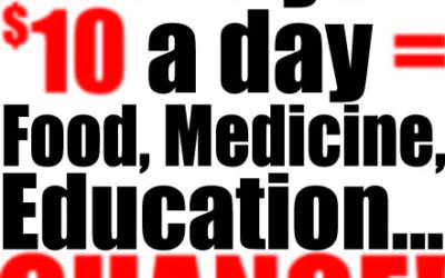100 Days + $10 a day = Food, Medicine, Education, CHANGE!
