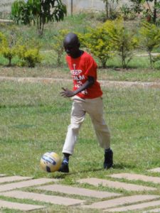 Gabriel playing fut.