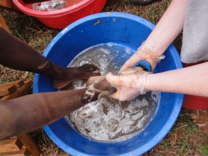 We prayed over every pair of feet we washed