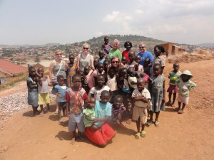 Our group at the top of the Acholi Quarter
