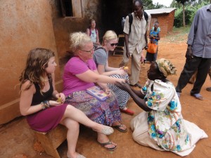 visiting the homes of our sponsored children
